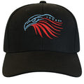USA American eagle USA flag embroidery hat red and blue thread patriotic baseball cap for custom hats and 3d crystal photo gift shop
