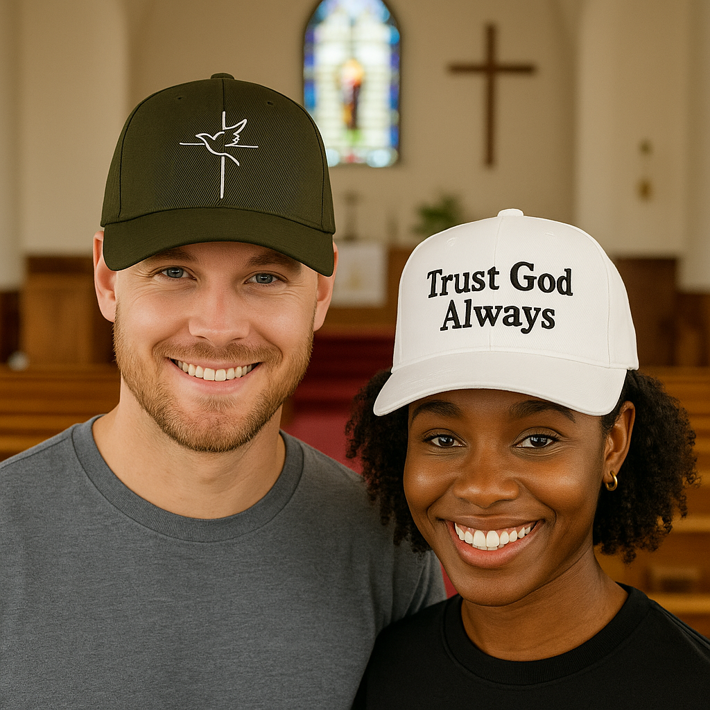 Custom Christian Hats, Make Jesus First Again, Church Prayer Gift