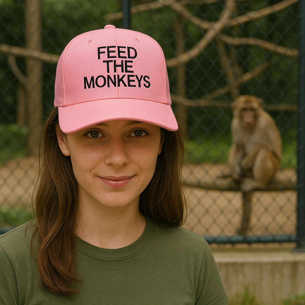 Pink baseball hat with custom text embroidery personalized caps with customer selected thread colors adjustable custom hat for women and men