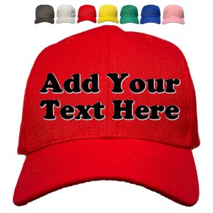 Personalized Baseball Cap with text, custom text hat, Personalized Text hat, Custom Hats, Personalized Baseball Cap with Your Text