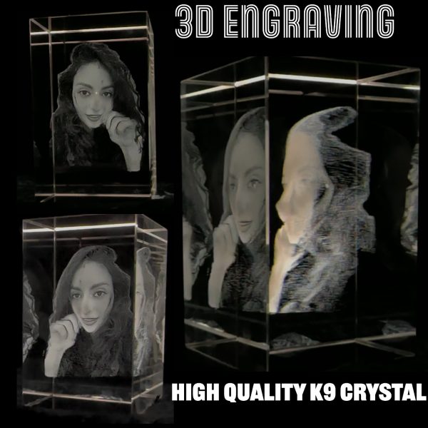 3D Crystal Photo, Customized Gift with Picture for Mom, Father, Women, Birthday, Valentine's, Pet Memorial, Christmas, Wife, with Your Own Photo, Personalized Gifts, Block Crystal - Image 7