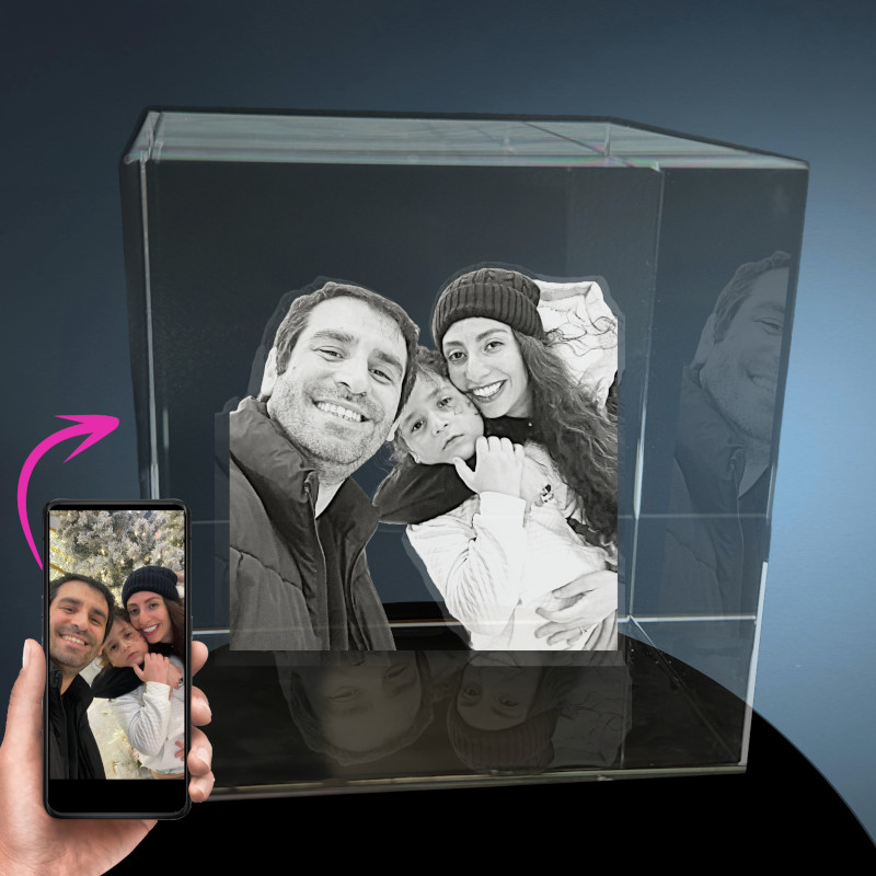 3d crystal photo personalized, Custom 3d crystal photo, 3d photo crystal, glass picture, crystal picture, custom 3d crystal photo