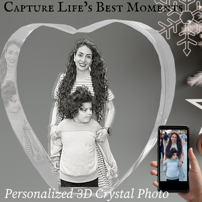 crystal picture, 3-d crystal photo personalized in glass laser etched picture, 3d engraved photo crystal, 3d laser picture engraved customized photo frame crystal