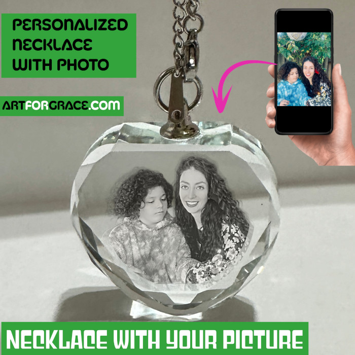 Custom Picture Necklace for men, Custom Picture Necklace for women, pendant photo necklace, customized keychain with photo, customized keychain with picture