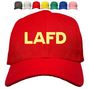 LAFD Baseball Hat, Support LAFD hat, Support Los Angeles Firefighters, support for LA firefighters