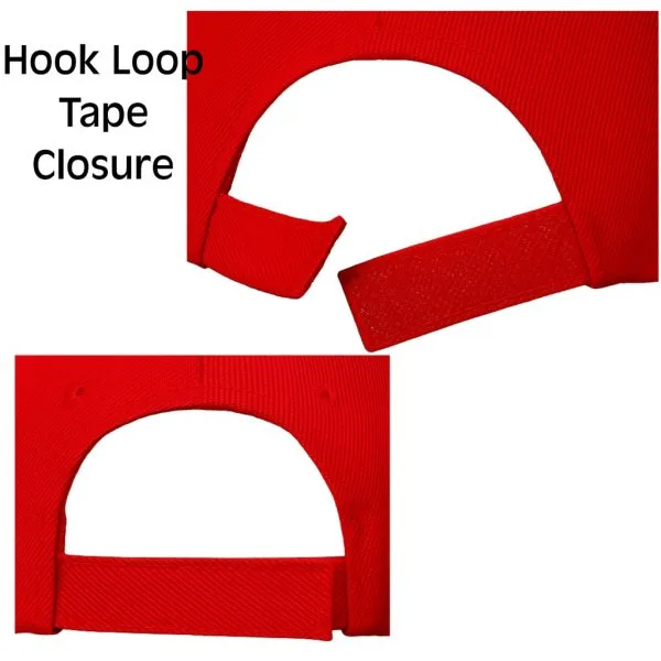 Classic red custom baseball cap for dad