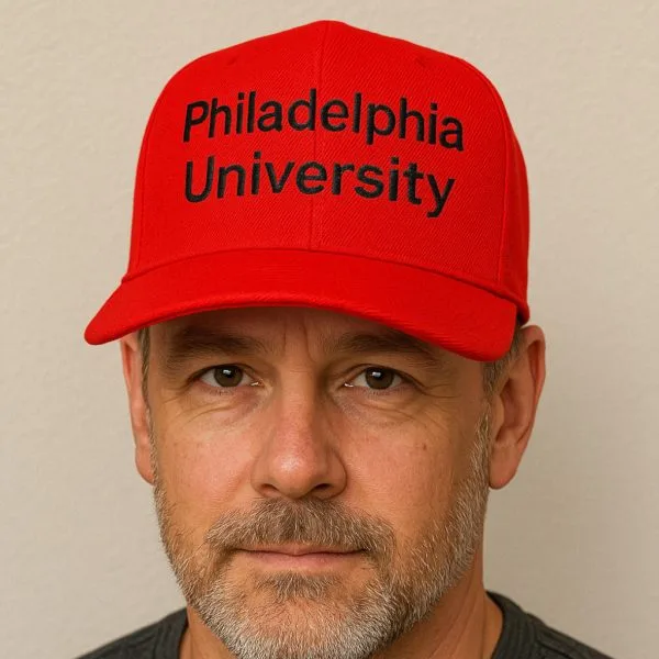 Red custom hat for men and women with stylish vibe