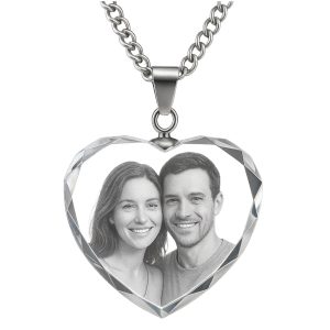 Custom Picture Necklace with Your Own Photo Unique Gift for Mom or Dad