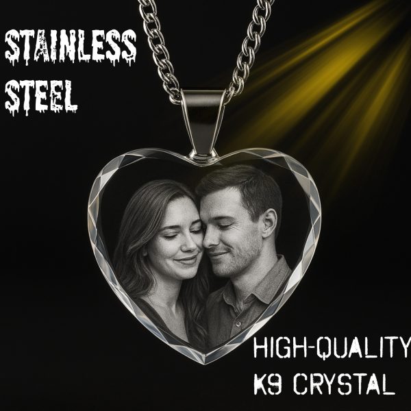 Personalized Crystal Necklace – Customized Gift for Men, Women, or Parents