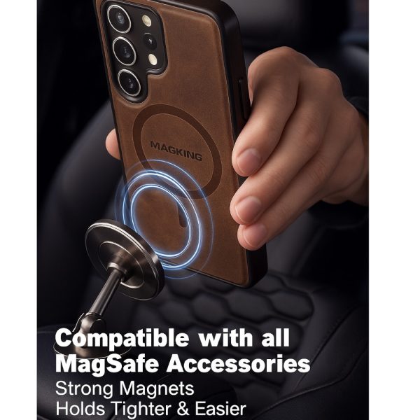 coffee case phone Samsung S25 Ultra compatible with all MagSafe